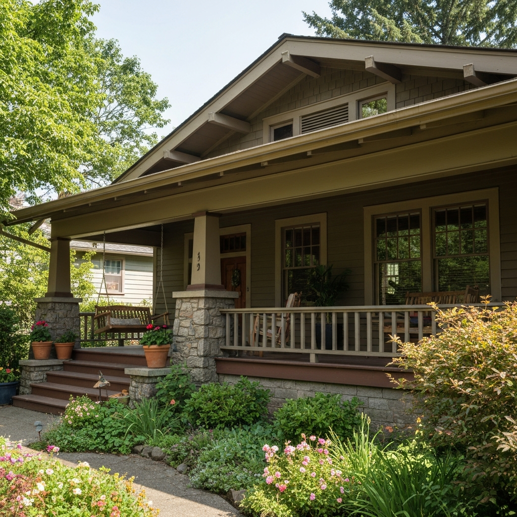 Is a Craftsman house a bungalow