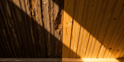 Craftsman Porch Tongue and Groove Ceiling Rotting Fix