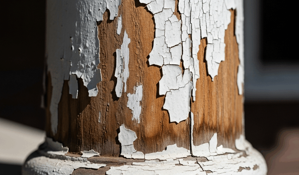 Craftsman Porch Column Paint Bubbling How to Fix It