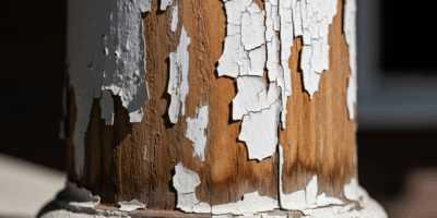 Craftsman Porch Column Paint Bubbling How to Fix It