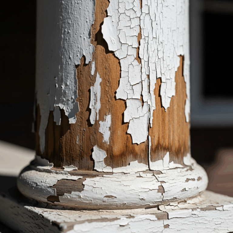 Craftsman Porch Column Paint Bubbling How to Fix It