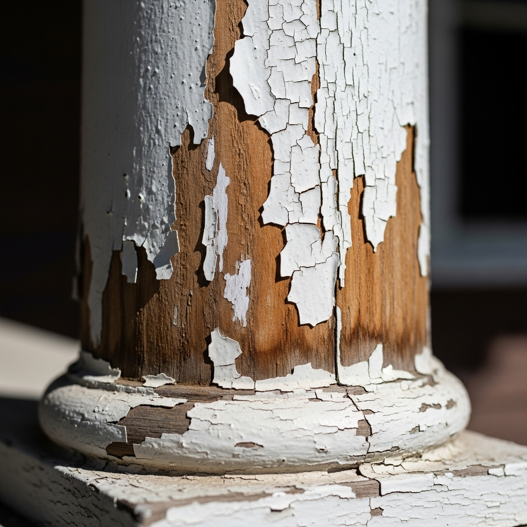 Craftsman Porch Column Paint Bubbling How to Fix It
