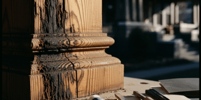 Craftsman Porch Column Rot How to Repair the Base Without Replacing It