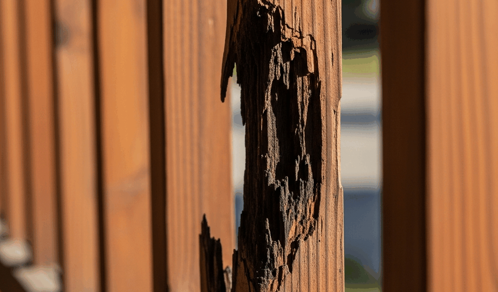 Craftsman Porch Rail Rotting at the Post Fix