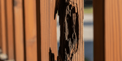 Craftsman Porch Rail Rotting at the Post Fix