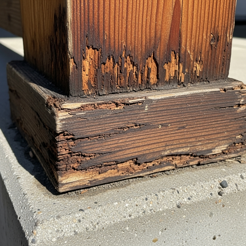 Craftsman Porch Column Base Rotting How to Fix It