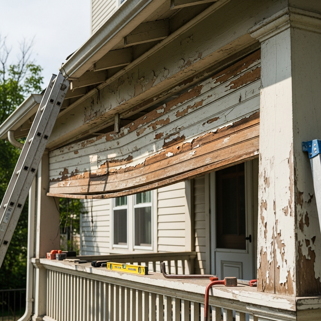 Craftsman Porch Soffit Sagging How to Repair It