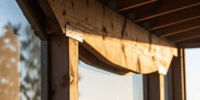 Craftsman Porch Beam Sagging Under Roof Load Fix