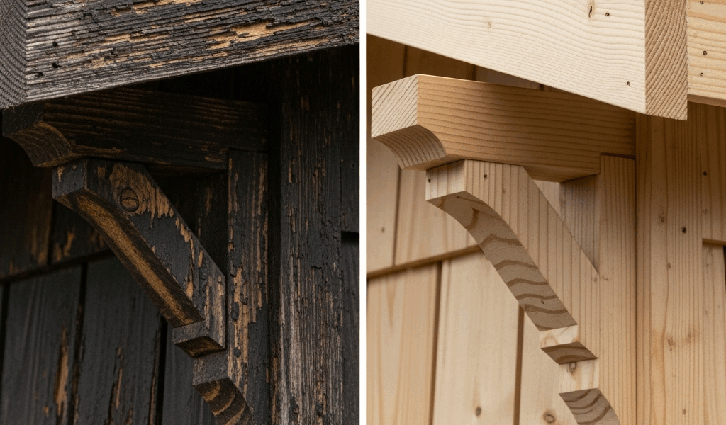 Craftsman Porch Fascia Board Rotting How to Replace