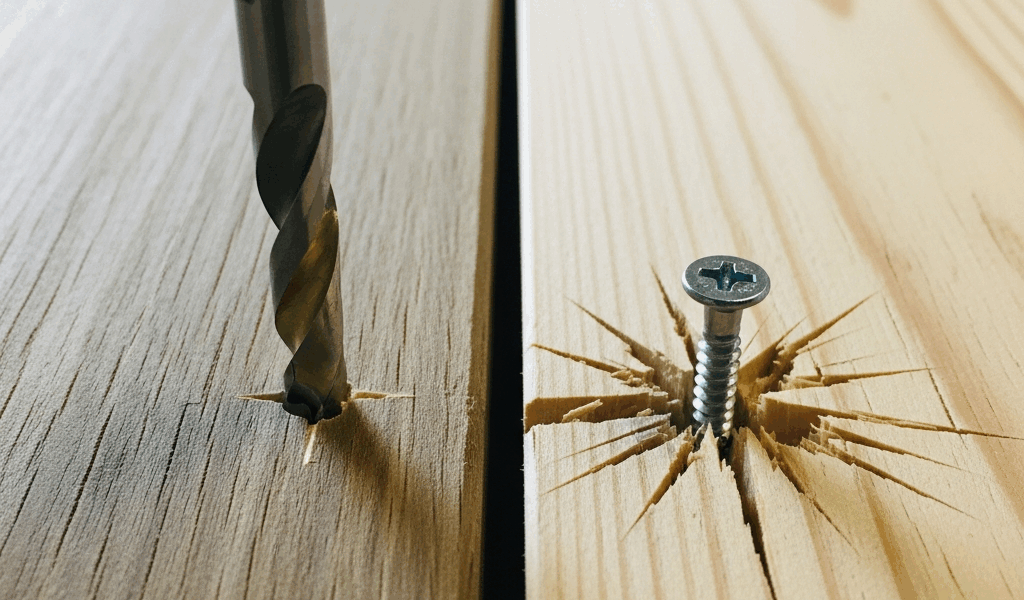 How to Prevent Wood Splitting When Driving Screws