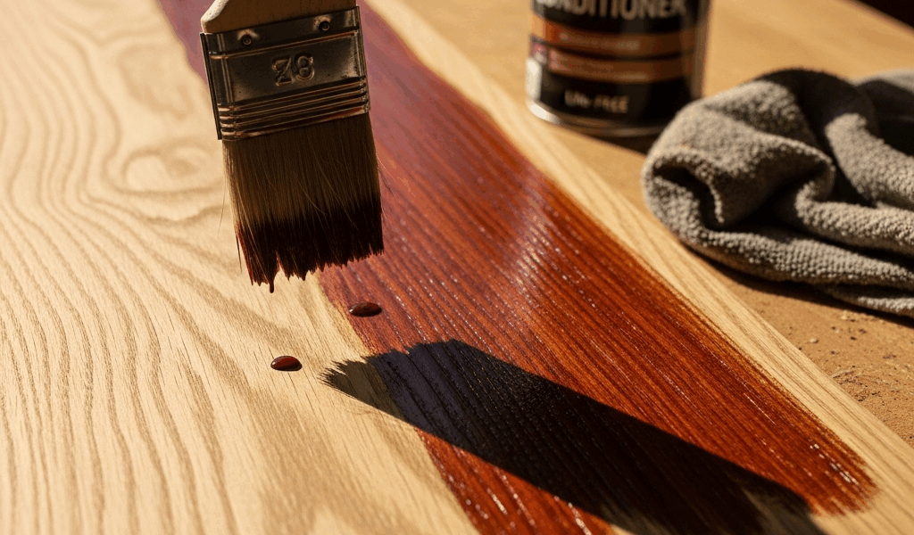 Craftsman Wood Stain Bleeding Into Grain How to Stop