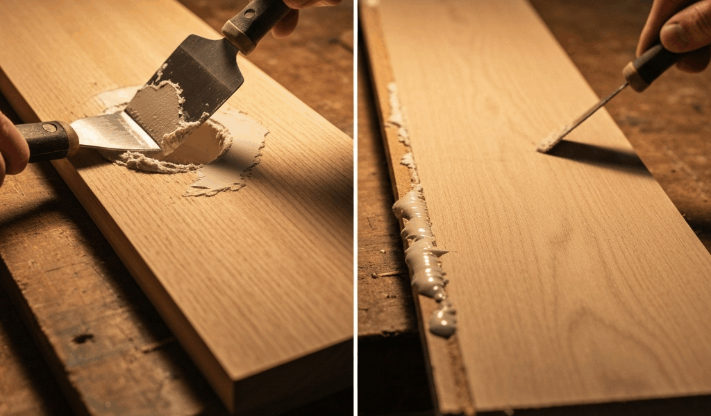 Wood Filler vs Wood Putty for Woodworking