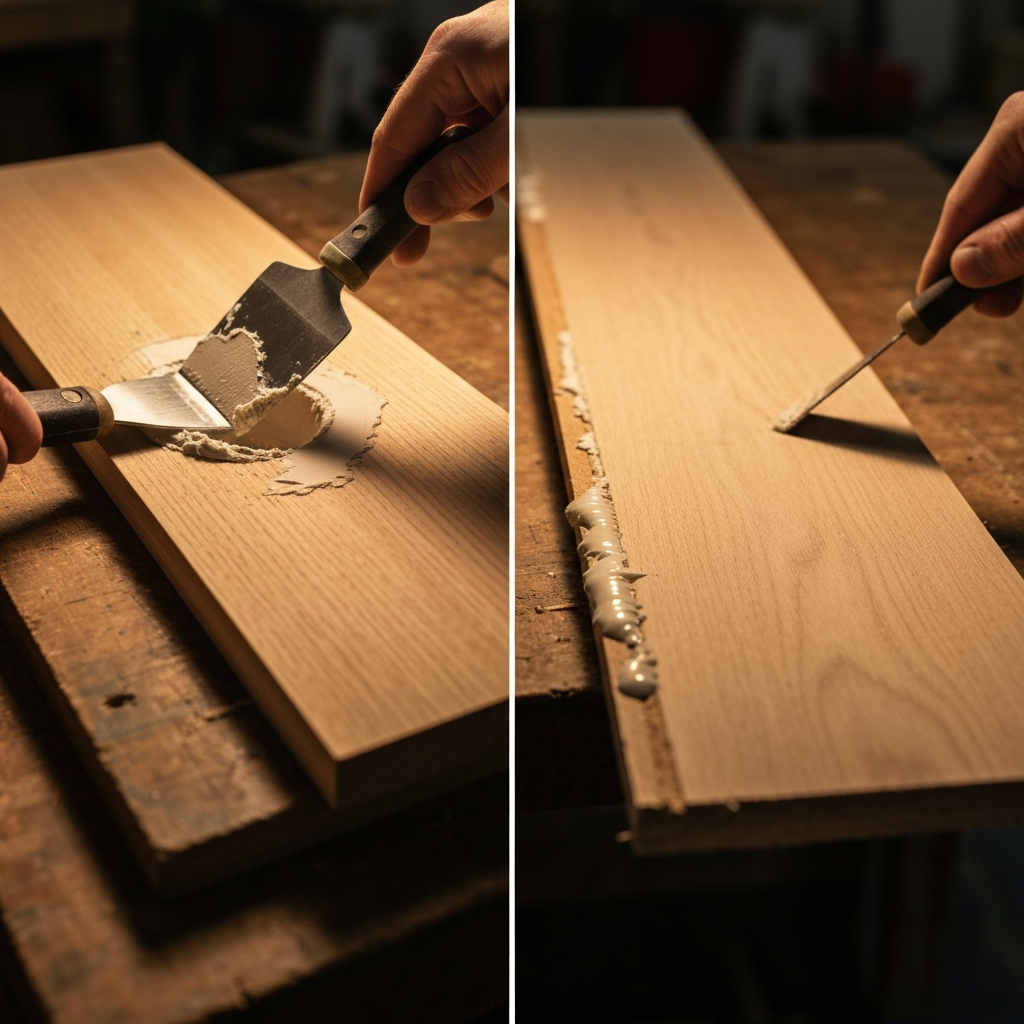 Wood Filler vs Wood Putty for Woodworking